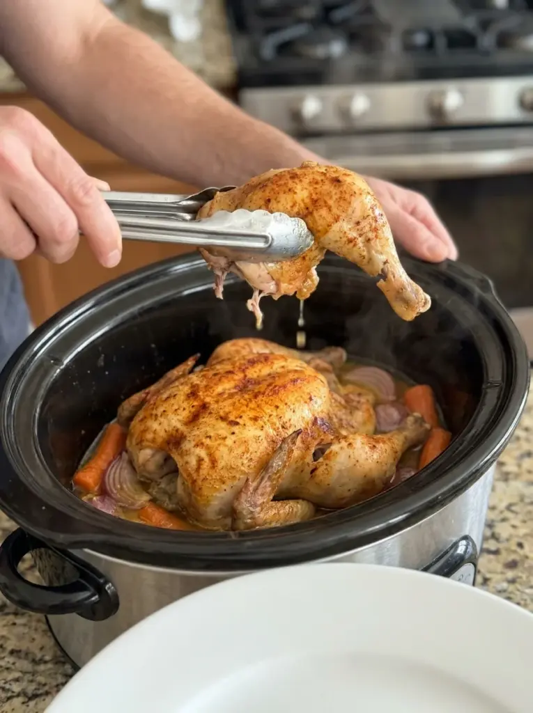 Slow Cooker Whole Chicken